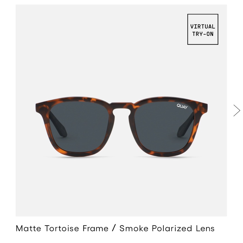 Quay jackpot square polarized sunglasses